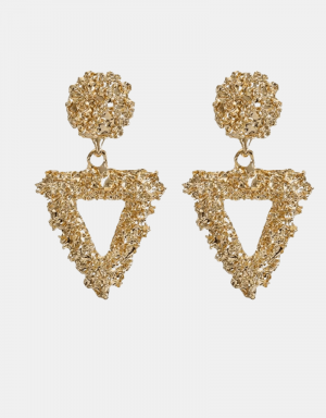 Tri Nugget Earrings