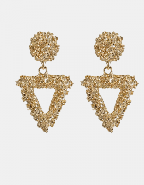 Tri Nugget Earrings