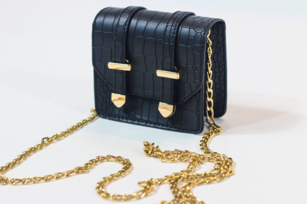 Embossed Croc Mini Bag - Image 4