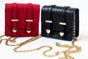Embossed Croc Mini Bag