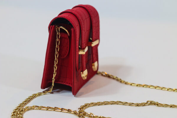 Embossed Croc Mini Bag - Image 3