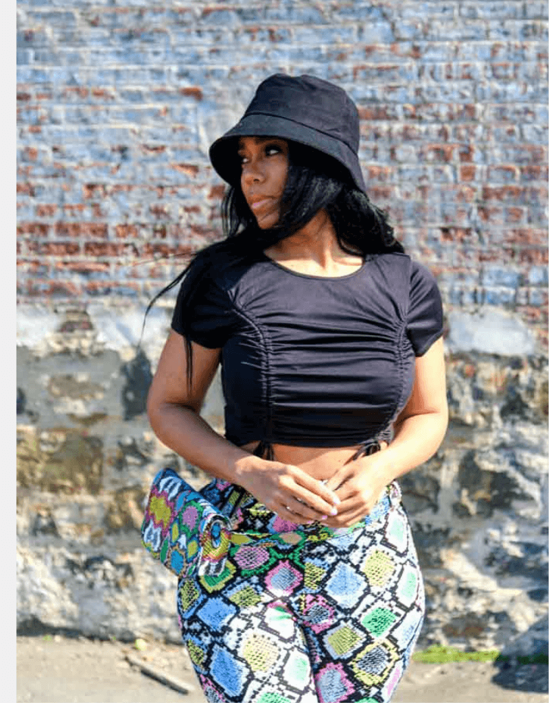 Double cheap drawstring skirt