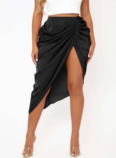 ronne ruched skirt